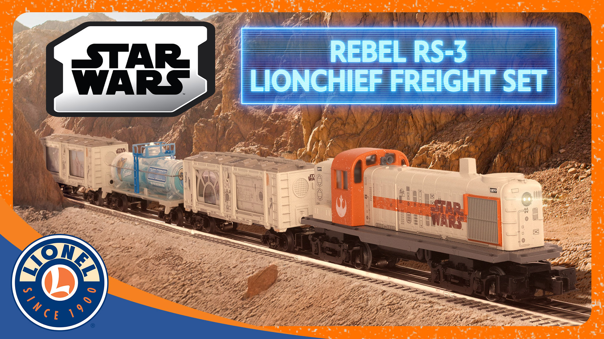 Amazon.com: Lionel Disney Star Wars Rebel RS-3 LionChief Freight